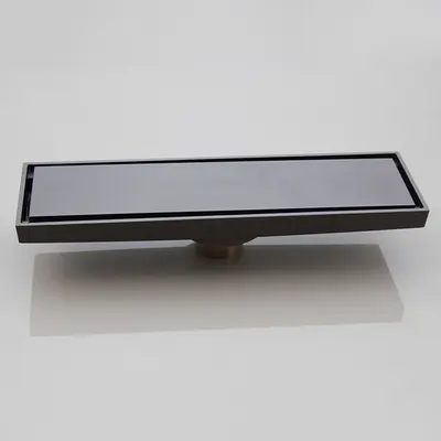 Gunmetal Douchegoot met Stankafsluiter bij Badkranenwinkel