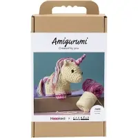 Haakpakket Amigurumi eenhoorn haken 18cm bij Creaknutselen