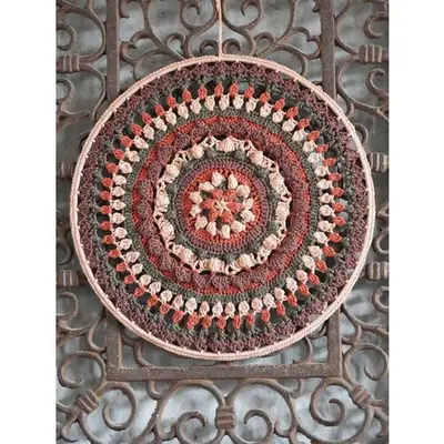 Haakpakket Funny Mandala Autumn 30 cm bij Art en Hobby