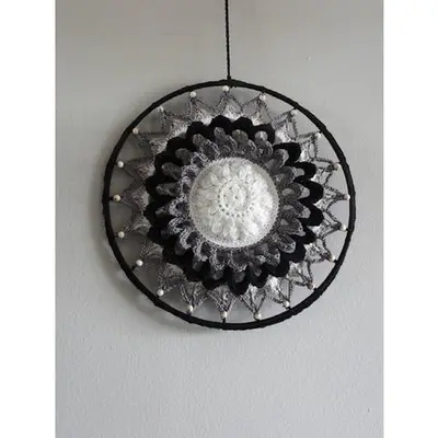 Haakpakket Funny Mandala Flower Classic 25 cm bij Art en Hobby