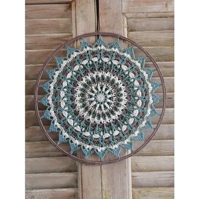 Haakpakket Funny Mandala Winter 30 cm bij Art en Hobby