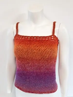 Haakpakket Hook Around Topje met Kantrandje bij Haak en Breishop