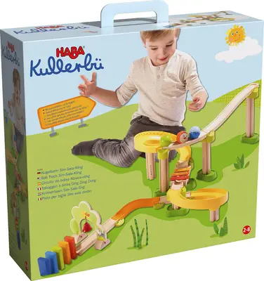 haba kullerbü knikkerbaan sim-sala-kling bij ilovespeelgoed