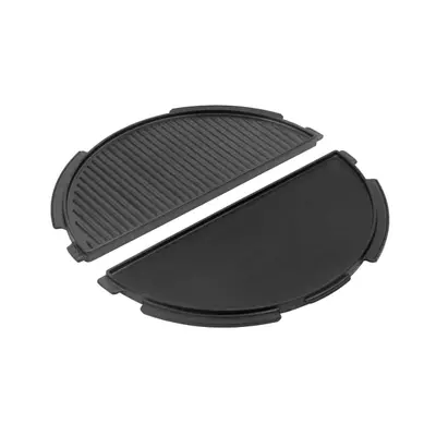 Half Cast Iron Plancha Big Green Egg - Large bij Kolenboertje