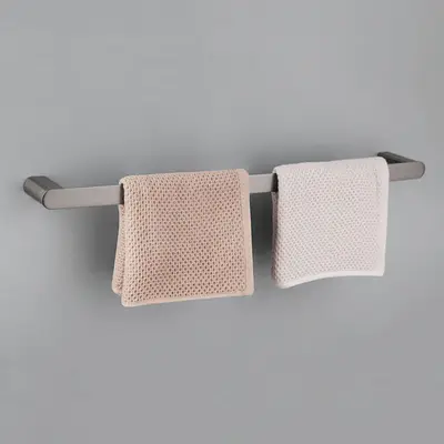 Handdoek beugel gun metal uitvoering bij Badkranenwinkel