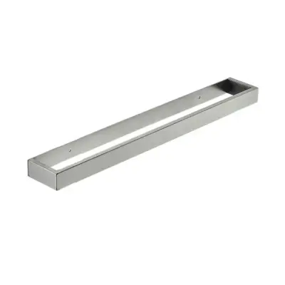 Handdoekbeugel gun metal rechthoekig bij Voordelig Design Sanitair