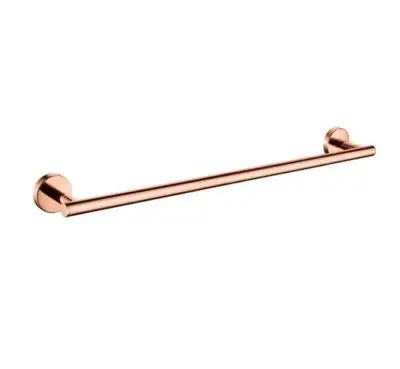 Handdoekbeugel mat rosé goud Rond bij Voordelig Design Sanitair