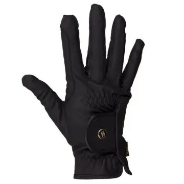 Handschoenen BR All Weather PRO leather feel Zwart 8.5 bij Equidrome