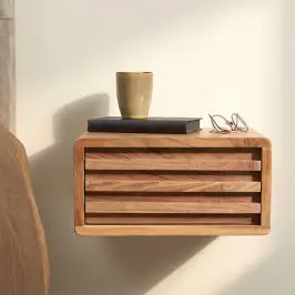 Hangend nachtkastje met lade bij LUMZ