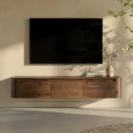 Hangend tv-meubel ronde hoeken bij LUMZ