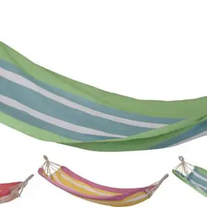 Hangmat 110 X 220 cm 3 Kleuren Assorti bij Kampeer Oase