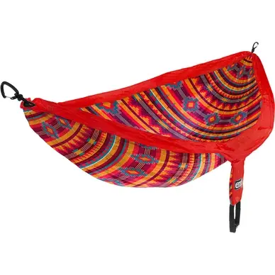Hangmat Eno DoubleNest Print Kilim Red bij Outdoorsupply