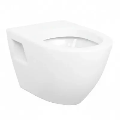 Hangtoilet Lisboa Glanzend Wit modern design SaniSupreme bij SaniSupreme