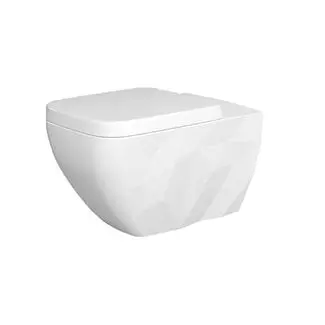 Hangtoilet mat wit Elemento bij Sanitear