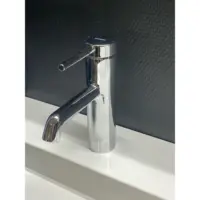 Hansa Designo wastafelkraan met waste chroom Kranen bij Sani-Dump
