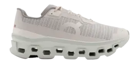 Hardloopschoen On Running Women Cloudmonster Void Dew Ivory bij SneakerBaas