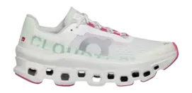 Hardloopschoen On Running Women Cloudmonster White Lima bij SneakerBaas