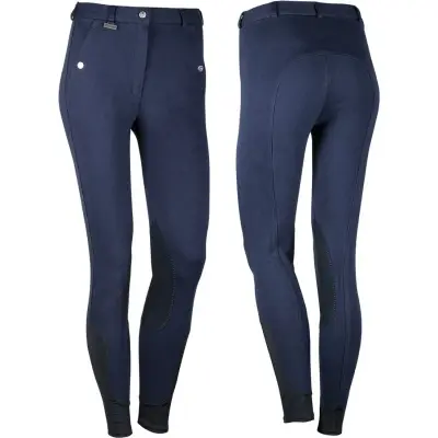 Harry's Horse Beijing II jr rijbroek donkerblauw maat:140 bij Paardensportwebshop