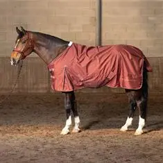 HARRY'S HORSE REGENDEKEN THOR 0GR MET FLEECE Rood bij De Kroo Ruitersport