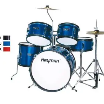 Hayman HM-50-BK 5-delig drumstel bij De Krijger Muziek