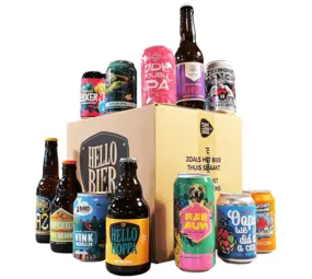 Hellobier Bierpakket IPA Nederland 8 of 12 bieren bij Hellobier