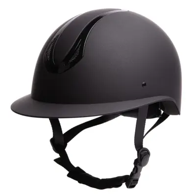 HH Pro F1 Matt Paardrijhelm zwart maat:xl bij Paardensportwebshop