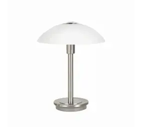 Highlight Tafellamp Touch H 26 cm Ø 20 cm mat chroom bij Lamponline