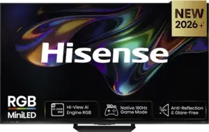Hisense 55UR8S RGB MiniLED 4K 180Hz Smart TV (2026) bij EP (Electronic Partner)