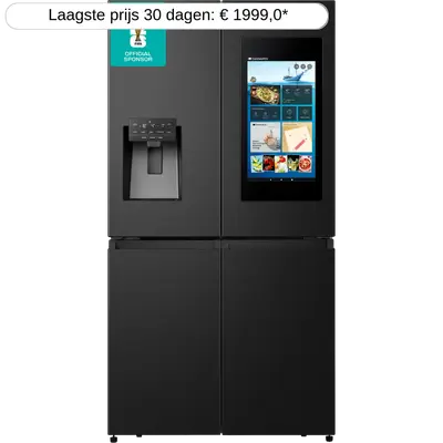 HISENSE RQ760N4IFE - Amerikaanse koelkast - breedte 91.4 cm - hoogte 178.5 cm - inhoud 577 l - NoFrost bij MediaMarkt