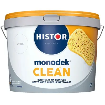 Histor Monodek Clean - Afwasbare Muurverf bij Verfwinkel.nl