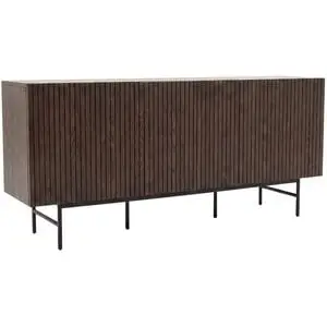 Hjem Interiors Björkön Mocha Eiken Dressoir met 3-Deuren bij Furnea