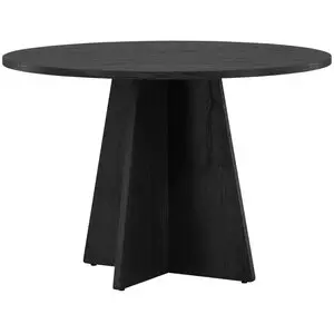 Hjem Interiors Bootcut Zwart Eettafel Rond Ø110 cm bij Furnea
