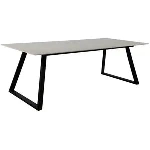 Hjem Interiors Estelle 200 cm Eettafel Grijs Marmerlook bij Furnea