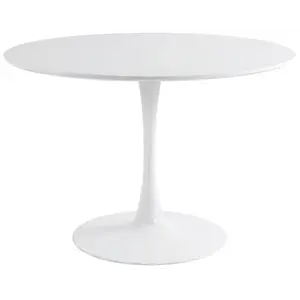 Hjem Interiors Hamden Witte Eettafel Rond Ø110 cm bij Furnea