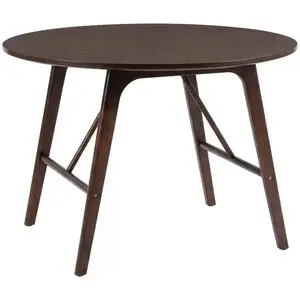 Hjem Interiors Kaseidon Donkerbruin Eettafel Rond Ø100 cm bij Furnea
