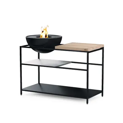 Höfats Fire Kitchen Buitenkeuken met Bowl 57 Vuurschaal bij BBQ Specialist