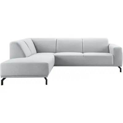 Hoekbank links BellantiLichtgrijs basic comfort bij Pronto Wonen
