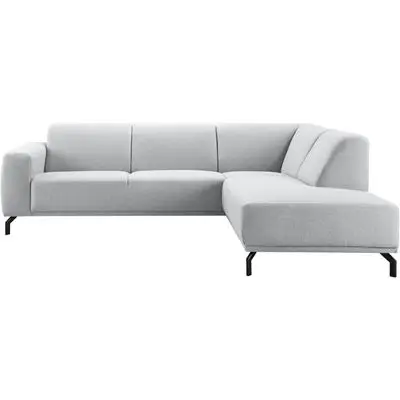 Hoekbank rechts BellantiLichtgrijs basic comfort bij Pronto Wonen