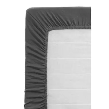 Hoeslaken Jersey - antraciet - 90x200 cm bij Leen Bakker