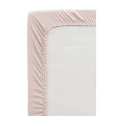 Hoeslaken Jersey - roze - 90x200 cm bij Leen Bakker