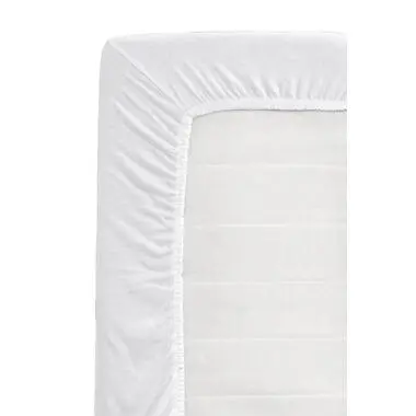 Hoeslaken Jersey - wit - 140x200 cm bij Leen Bakker