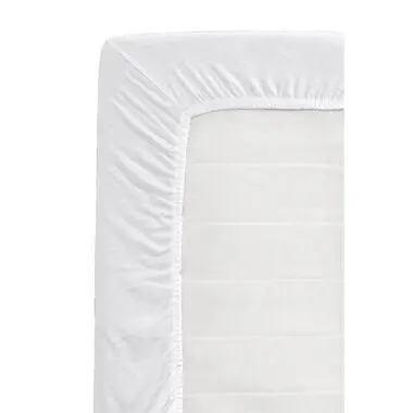 Hoeslaken Jersey - wit - 90x200 cm bij Leen Bakker