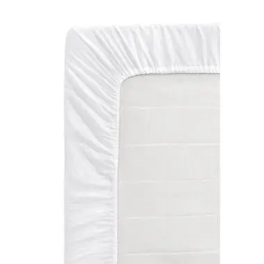 Hoeslaken Katoen - wit - 90x200x22 cm bij Leen Bakker