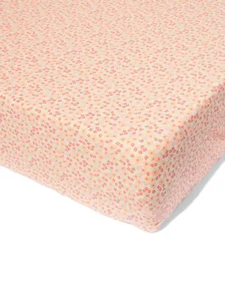 hoeslaken ledikant 60x120cm bloemen bij HEMA