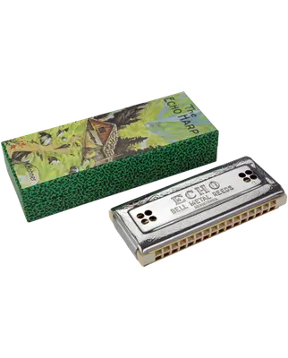 Hohner mondharmonica Echo Harp C/G 54/64 bij Huigens Music