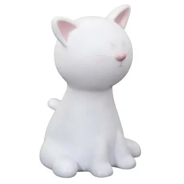 Home Deco Kids Nachtlampje Led - kat/poes - wit - 19 cm bij Leen Bakker