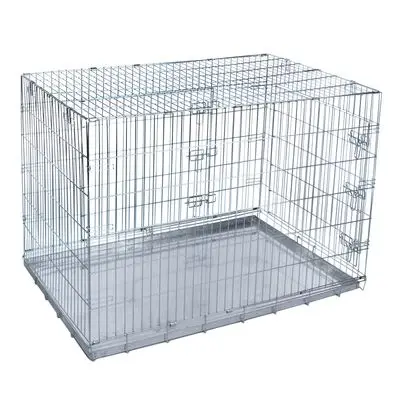 Hondenbench Draadkooi Double Door XXL: L 118 x B 78 x H 84 cm bij Bitiba