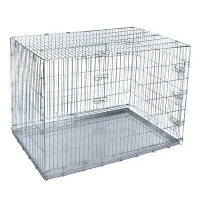 Hondenbench Draadkooi Double Door XXL: L 118 x B 78 x H 84 cm bij Bitiba