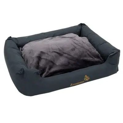 Hondenmand Sleepy Time Grijs Maat S: L 80 x B 65 x H 30 cm bij Bitiba