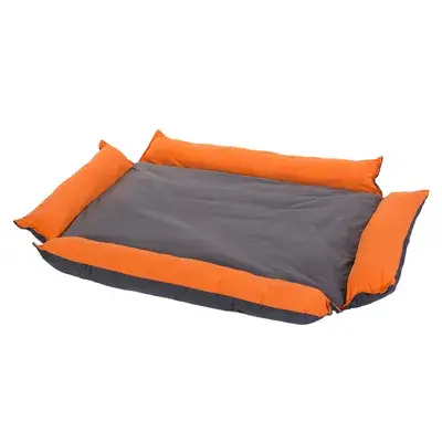 Hondenmand Variabel Oranje Maat L: L 110 x B 80 cm bij Bitiba